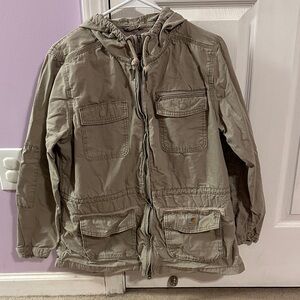 Hooded Tan Carhartt UtilityJacket